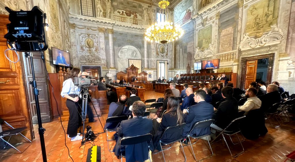 Service per Video Interviste Arera Consiglio di Stato Videomnia a Palazzo Spada